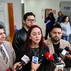 La legisladora Ana Belén Tapia (ADN) acudió le 29 de octubre de 2025 al TCE para presentar sus denuncia.