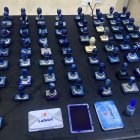 Decenas de sellos fueron decomisados durante el allanamiento a un inmueble en Durán.