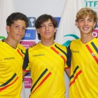 Emilio Camacho, Jaime Robles y Sergio Castro Loedel serán los representantes de Ecuador en la Junior Davis Cup.