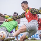 Miguel Parrales en entrenamiento de Barcelona SC.