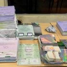 Entre los indicios se encontró supuesta documentación.