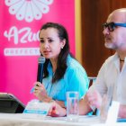 La prefecta del Guayas, Marcela Aguiñaga.