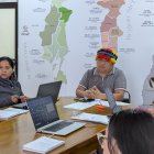 Marlon Vargas, presidente de la Conaie, pidió votar “todo no” en la consulta popular y el referéndum del 16 de noviembre