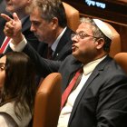 Imagen de archivo del ministro ultraderechista Itamar Ben Gvir, en la Knéset (Parlamento israelí).