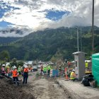 Voluntarios. La construcción del salón, a manos de voluntarios, ubicada en la parte alta de El Triunfo, tiene un avance del 90%.