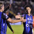 Figuras de Independiente del Valle, Claudio Spinelli y Patrick Mercado.