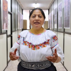 Ercilia Castañeda empezó en la dirigencia a los 13 años; hoy es vicepresidenta de la Conaie. Tiene 49 años.