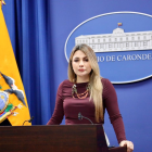 Carolina Jaramillo confirmó la visita de Kristi Noem a Ecuador.