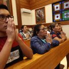 Devoción. La fe trata de mantenerse en los creyentes, pese a la grave crisis de seguridad que se vive actualmente. Los cristianos aseguran que oran por la situación del Ecuador.