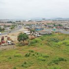 Vista área de una de las salidas hacia La Aurora.