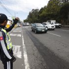 Este 6 de noviembre de 2025 se realizó un operativo en la av. Simón Bolívar y Autopista General Rumiñahui.