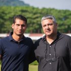Xavier Cevallos (i) y Emilio Pisco (d) son los actuales dirigentes de las formativas del Club Sport Emelec.