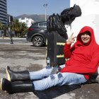 Jefferson Alcívar viajó desde Guayaquil y llegó a Quito la madrugada del 7 de noviembre.