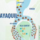 Mapa presentado por el Ministerio de Ambiente.