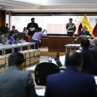 Una de las diligencias del caso Sinohydro en la Corte Nacional de Justicia.