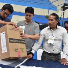 En Quito, el simulacro electoral se realizó en la Universidad Politécnica Salesiana.