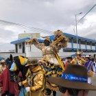 El personaje principal de la fiesta es la Mama Negra, es una de las figuras mas esperadas por los asistentes al desfile.