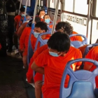 Reos fueron trasladados a la cárcel de El Encuentro en Santa Elena.