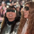 Nataly Valencia estuvo al frente del séquito de chicas que acompañan a Shakira