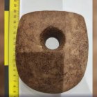 Esta es la pieza encontrada en el aeropuerto de Bilbao de origen ecuatoriano.