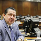 Pablo Muentes es uno de los sentenciados por el caso Purga y fue trasladado a la Cárcel del Encuentro.