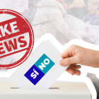 Referencial. Campaña por la consulta popular sobre el voto por el “Sí” y el “No”.