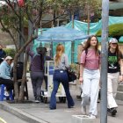 Cierres. La suspensión de la av. Rep. de El Salvador afectó a residentes y clientes.