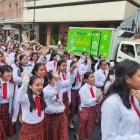 Más de mil jóvenes salesianos participaron en una caminata de fe, alegría y gratitud por la nueva santa.