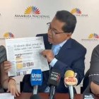 El asambleísta César Palacios mencionó las investigaciones de EXPRESO.