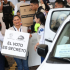 El CNE anunció el inicio de la jornada de voto en casa.