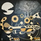 Lewis maneja una estética donde conviven la geometría del espacio citadino, las pulsiones del tecno industrial, y más.