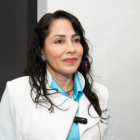 La presidenta de la Revolución Ciudadana dio declaraciones sobre los resultados preliminares de la consulta 2025.