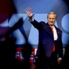 El candidato a la Presidencia de Chile por el Partido Republicano y Social Cristiano, José Antonio Kast, este domingo, en Santiago (Chile).