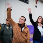 Alegría Crespo anuncia su renuncia al Ministerio de Educación, Deporte y Cultura.