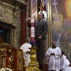 Con la ceremonia eclesiástica el Te Deum, en la Iglesia de nuestra señora de la Merced, en el centro Histórico da inicio las fiestas por los 491 años de fundación de la Carita de Dios Quito.