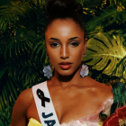 Miss Jamaica sufre un accidente en la preliminar del Miss Universe.