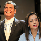 Marcela Aguiñaga, una de las figuras históricas de la RC, enfrenta hoy el rechazo público de Rafael Correa.
