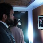 Figura. Edgar Lama (centro), entonces ministro de Salud, presentó en marzo la app CNT Salud con HealthBird.