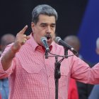 El presidente de Venezuela, Nicolás Maduro, hablando durante un evento en Caracas (Venezuela).