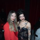 Belinda y Cazzu duranta la gala organizada por GQMexico.