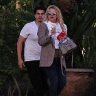 Britney Spears saliendo de