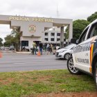 Vista de la Policía Federal de Brasil, local donde esta detenido de forma preventiva este sábado, el expresidente brasileño Jair Bolsonaro.