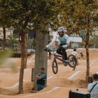 La cancha de BMX fue readecuada, en la av. Juan Tanca Marengo y Francisco de Orellana.