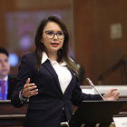La nueva ministra de Gobierno, Nataly Morillo, fue asambleísta del oficialismo.