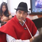 El dirigente indígena, Leonidas Iza, fue presidente de la Conaie