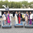 El martes, las jóvenes hicieron una visita al Mercado Mayorista, en el sur de la capital, donde conocieron de cerca el histórico centro de abastos de la ciudad.