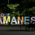 El parque Samanes se observa con muchas zonas oscuras