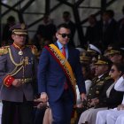 El presidente Daniel Noboa encabezó el relevo del Alto Mando Militar en la Escuela Superior Militar Eloy Alfaro, donde ofreció su respaldo a las Fuerzas Armadas.