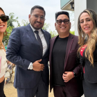 Sarah Alarcón y Lazito acudieron a la audiencia en Florida Norte, que terminó suspendida tras tres horas.