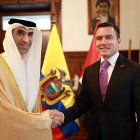 En mayo de 2025, el presidente Daniel Noboa se reunió con Thani bin Ahmed Al Zeyoudi, ministro de Comercio de Emiratos Árabes Unidos.